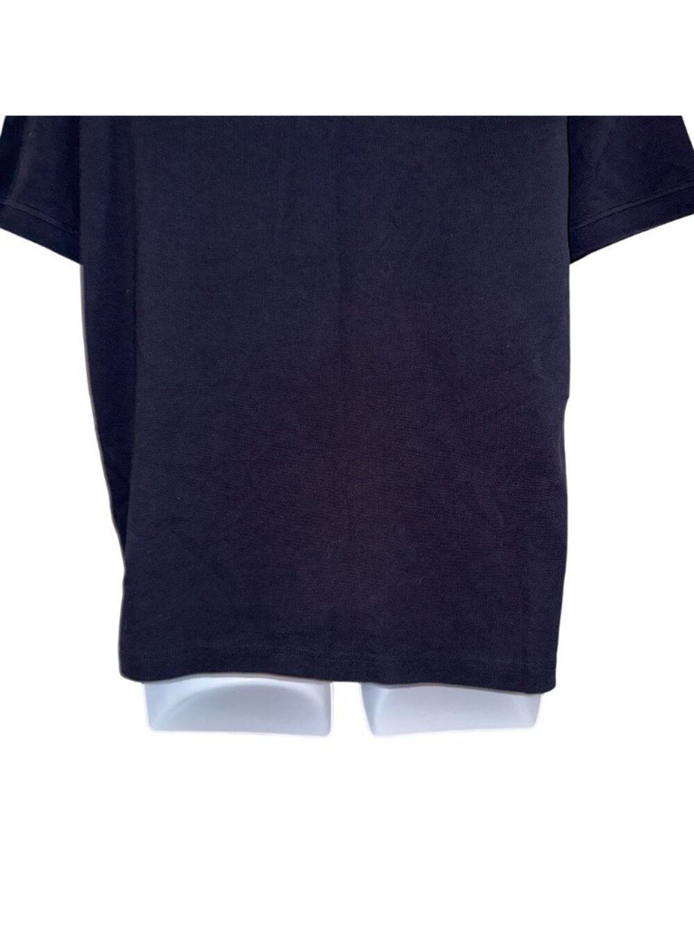 NWT Tommy Hilfiger Mens Pique Polo Shirt XL Navy Blue Flag Logo Short Sleeve - Picture 6 of 8